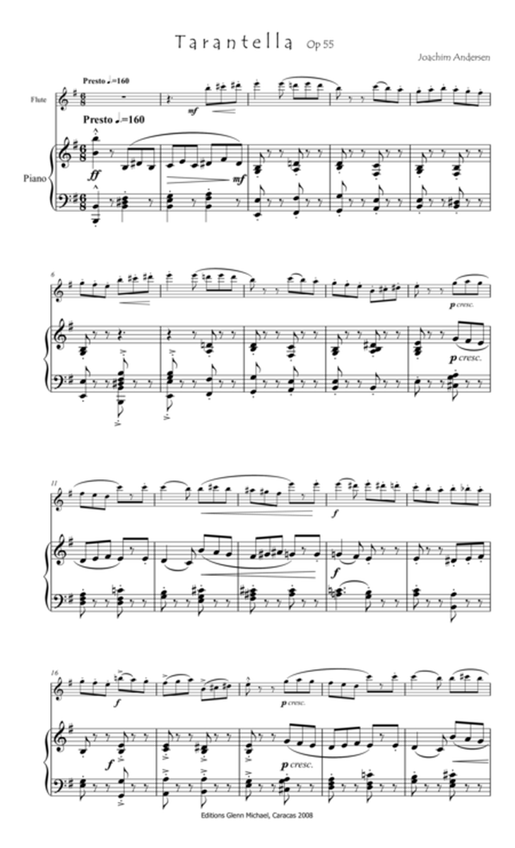 Tarantella for flute & piano image number null