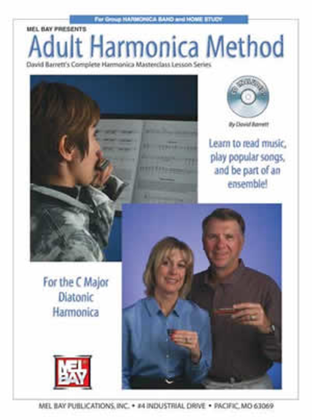 Book cover for Adult Harmonica Method