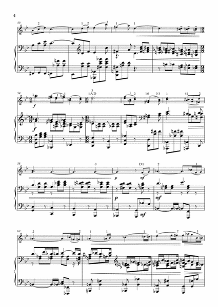 Rachmaninov-Pokhanovski Symphonic Dances, op.45, second movement arranged for violin and piano image number null