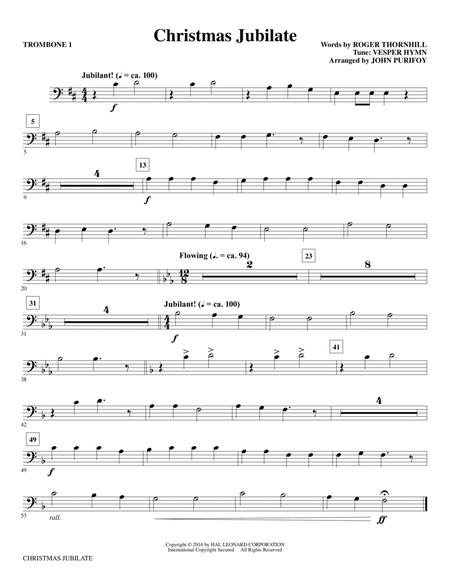 Christmas Jubilate - Trombone 1
