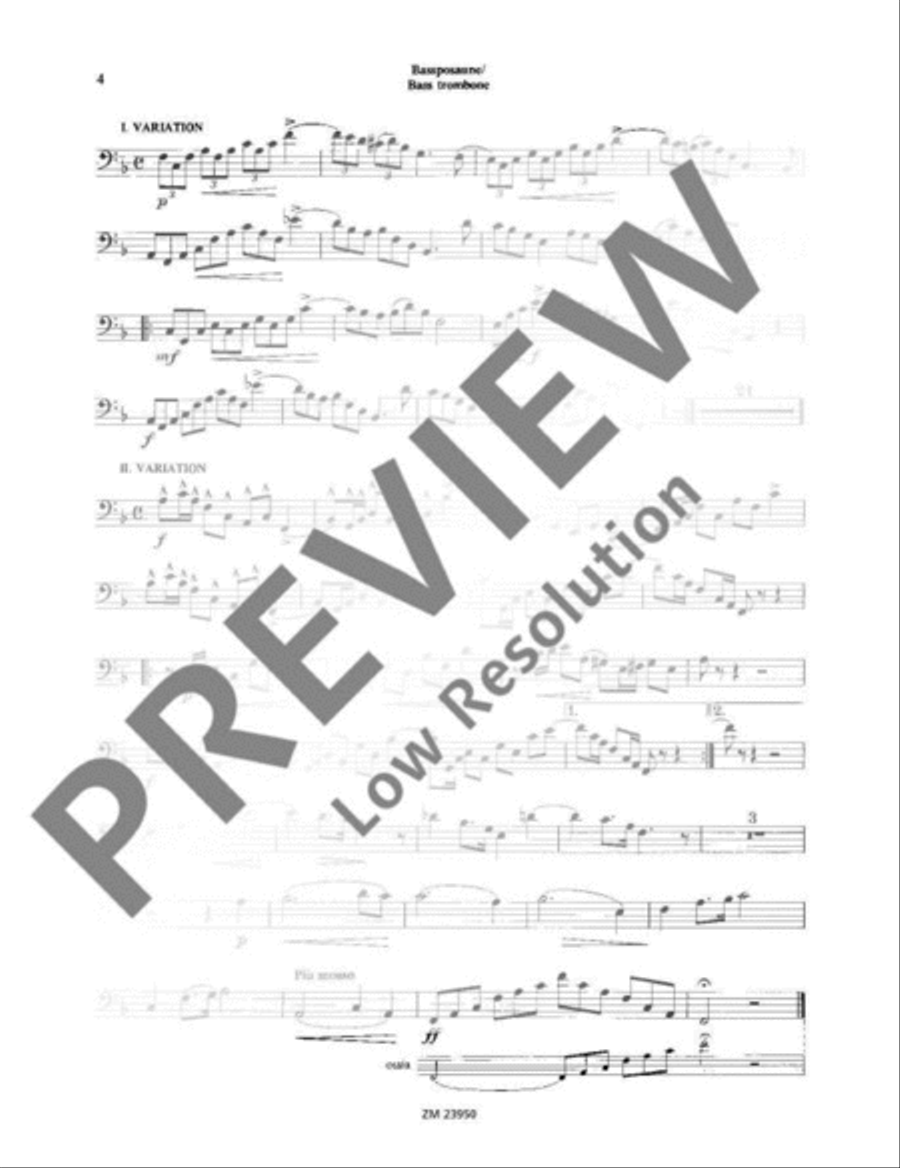 Concerto Bass Trombone scores gallery preview page 20