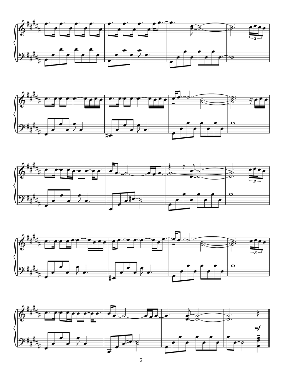 The Snow Prelude No. 15 Piano Solo scores gallery preview page 2