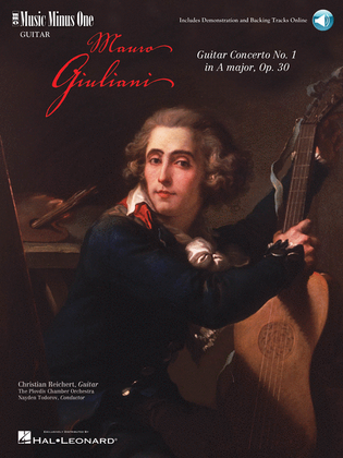 Book cover for Giuliani – Guitar Concerto No. 1 in A Major, Op. 30