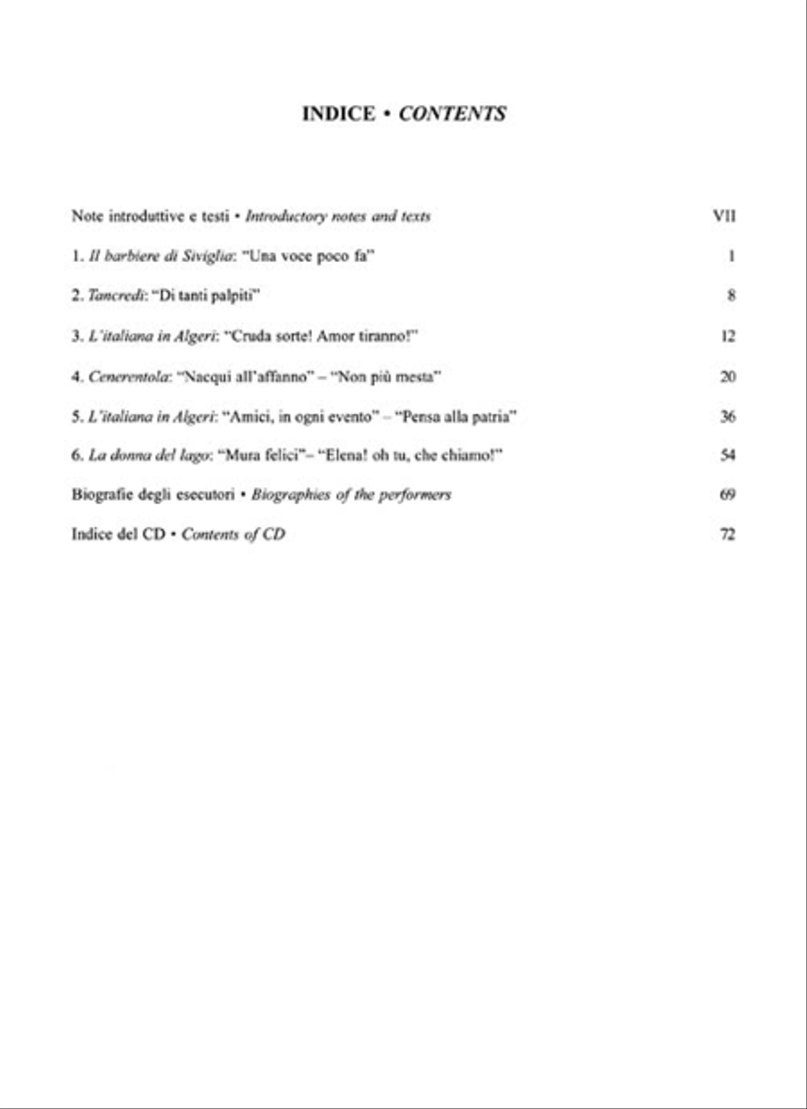 Rossini Arias for Mezzo-Soprano Mezzo-Soprano Voice scores gallery preview page 4