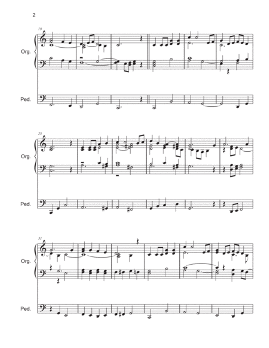 Sing To The Lord for organ by Mark Andersen Organ Solo scores gallery preview page 4