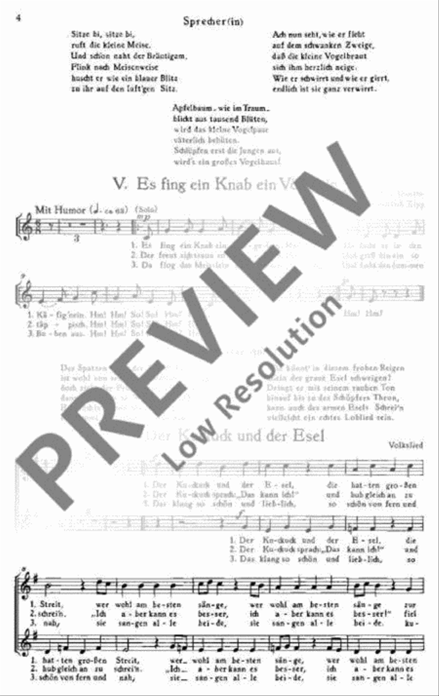 Heiteres Tierliederspiel Children's Choir scores gallery preview page 5