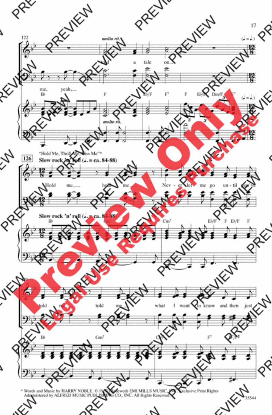 We Love the '50s 4-Part scores gallery preview page 17