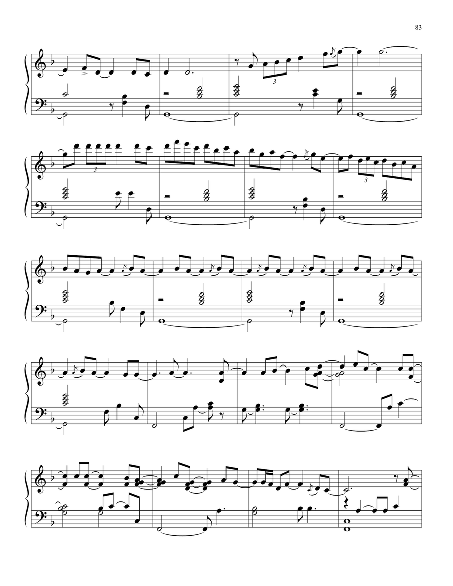 Tapestry Tapestry Piano Solo scores gallery preview page 2