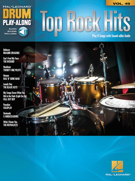 Top Rock Hits by Various Percussion - Sheet Music