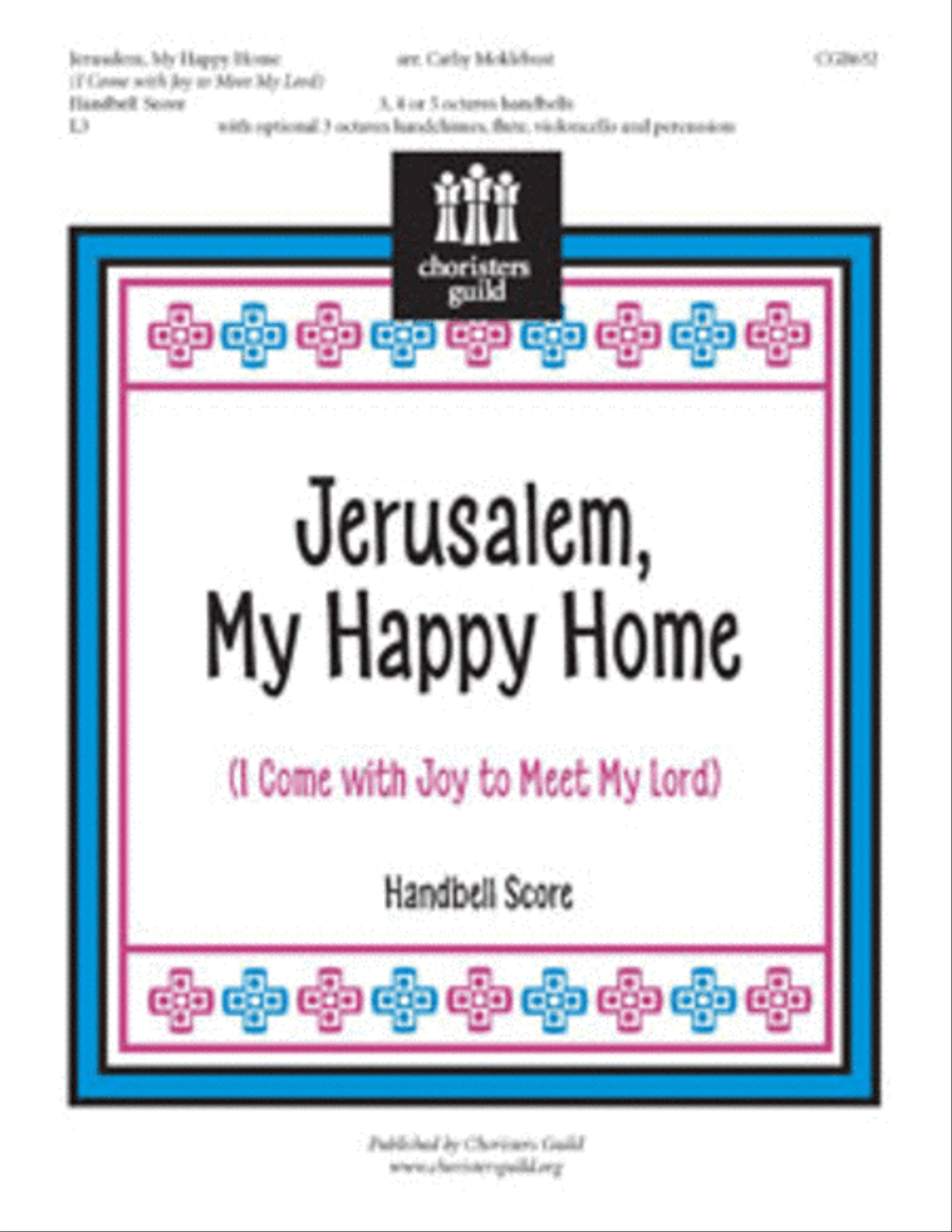 Jerusalem My Happy Home Handbell Choir scores gallery preview page 1