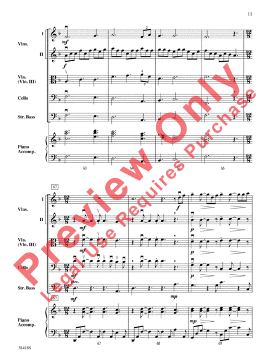 Return to Skye String Orchestra scores gallery preview page 12