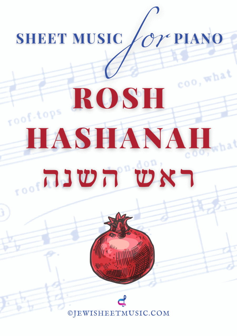 Rosh haShanah Piano book Rosh haShanah Piano book Easy Piano scores gallery preview page 1