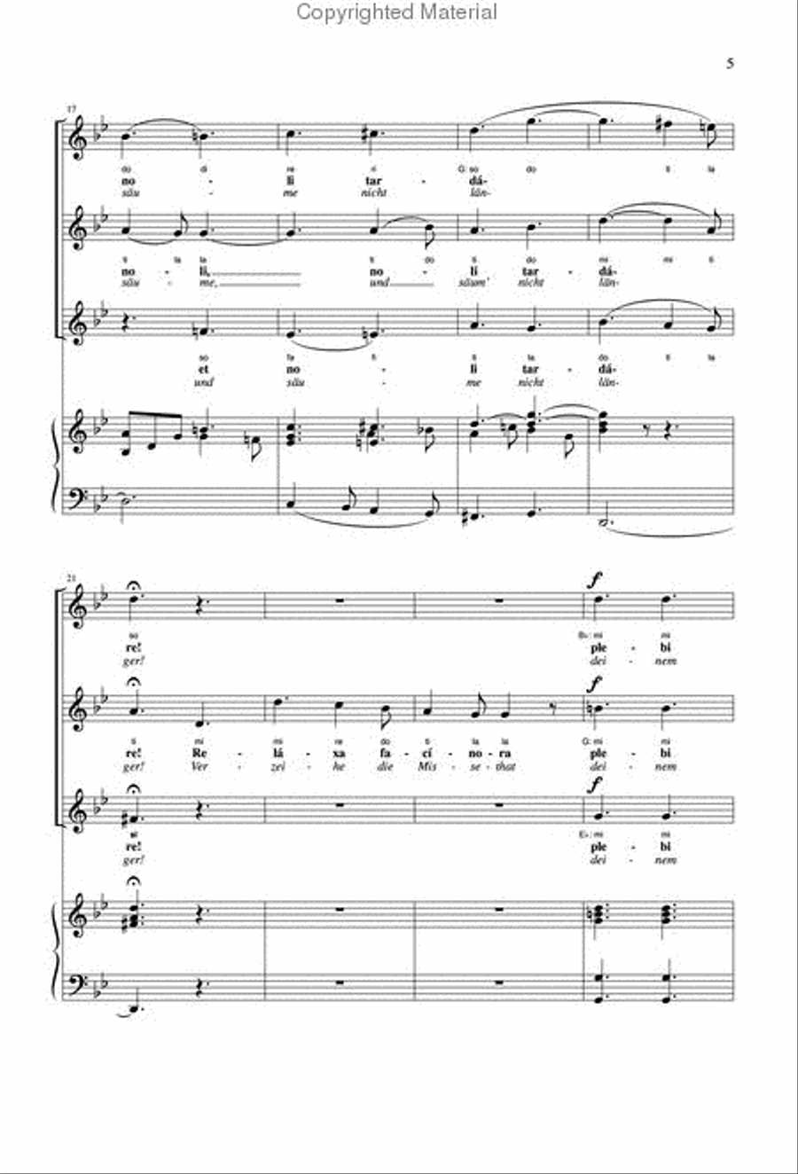 Veni, Domine / Herr, erhöre uns SSA scores gallery preview page 4