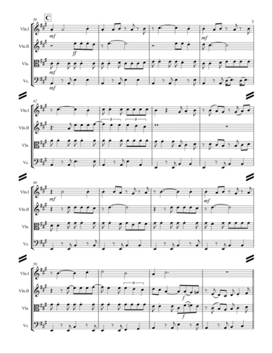 Margaritaville String Quartet scores gallery preview page 4