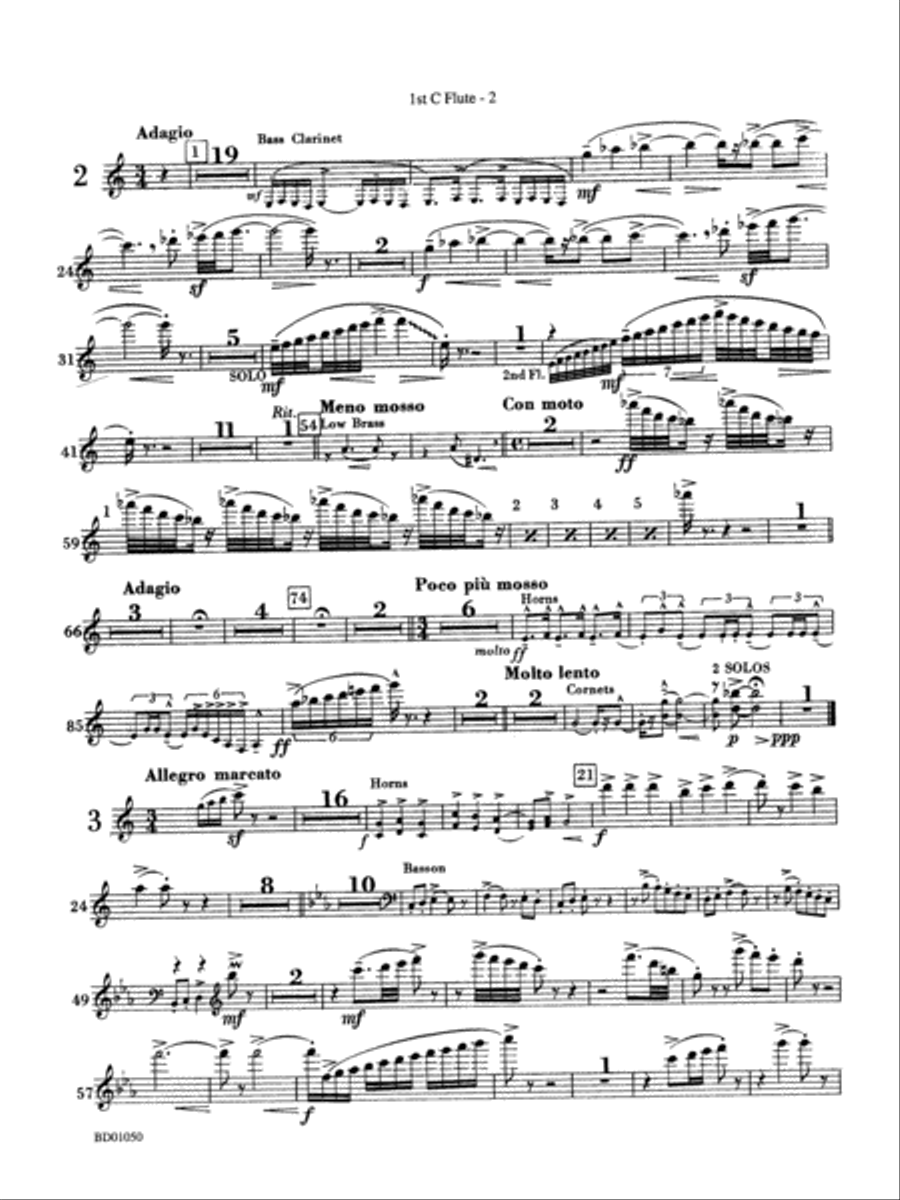 Trittico: Flute Concert Band scores gallery preview page 2