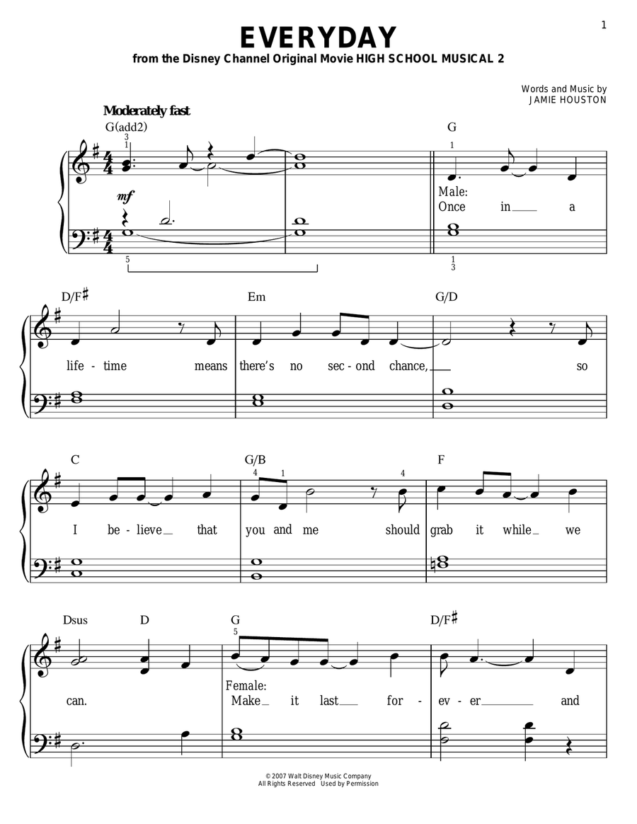 Everyday Easy Piano scores gallery preview page 1