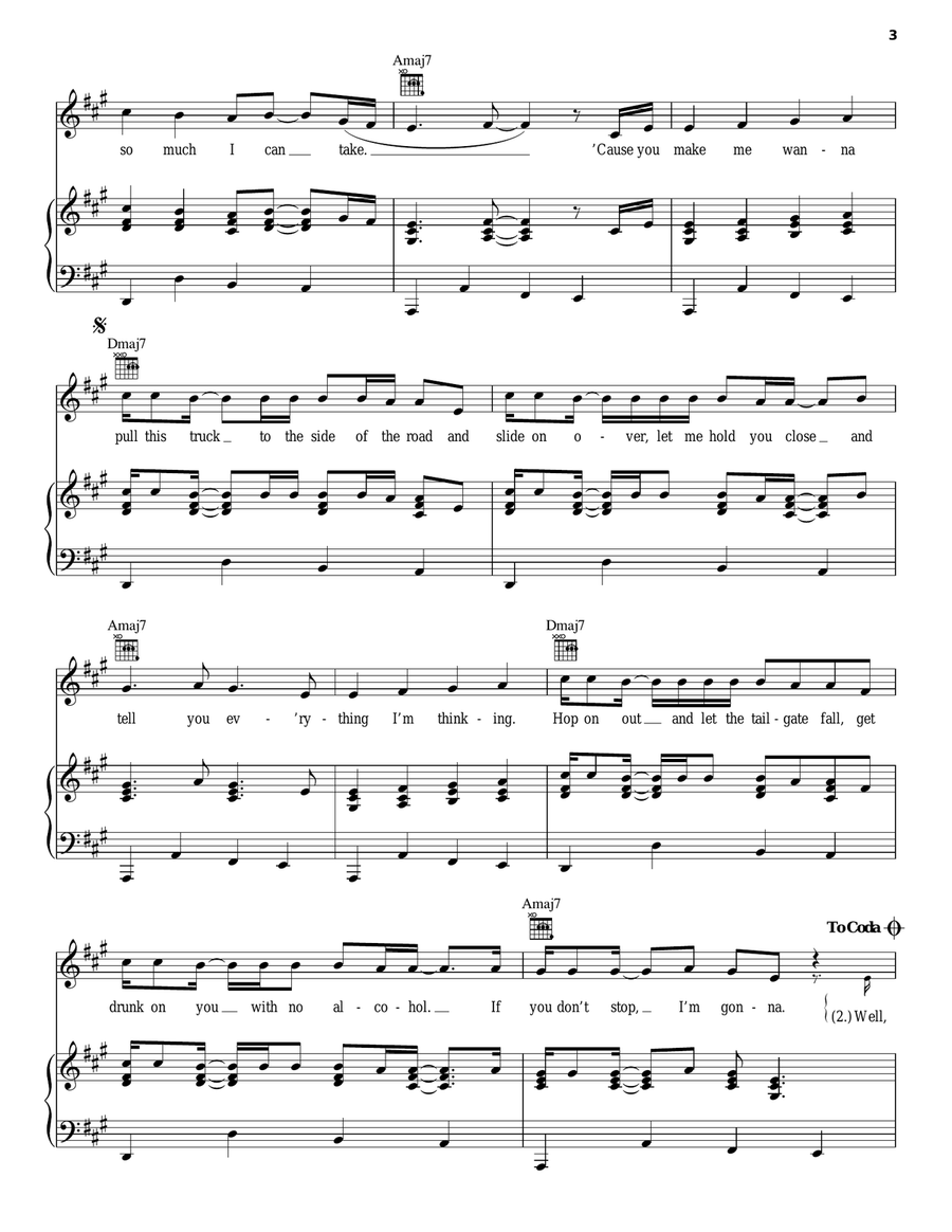 Make Me Wanna Make Me Wanna Acoustic Guitar scores gallery preview page 3
