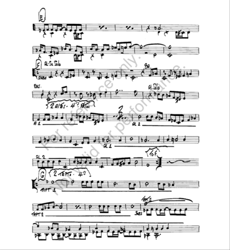 Soul Sister Soul Sister Jazz Ensemble scores gallery preview page 3