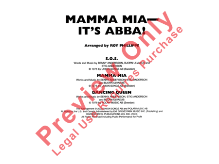 Mamma Mia---It's ABBA!