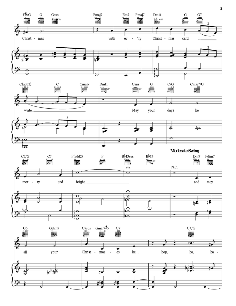 White Christmas A Cappella scores gallery preview page 3