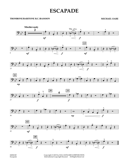 Escapade - Trombone/Baritone B.C./Bassoon