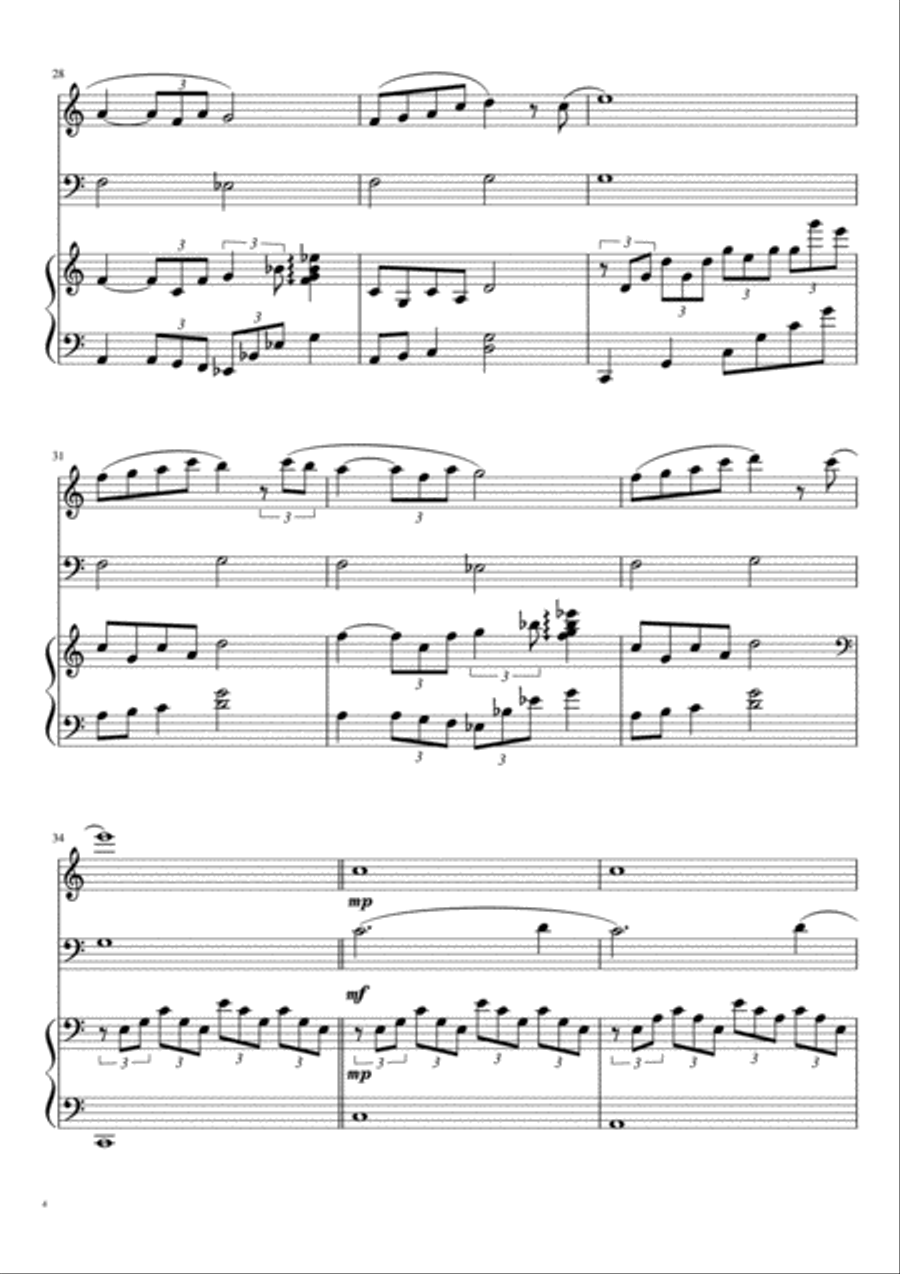 Unchained Melody Unchained Melody Small Ensemble scores gallery preview page 4