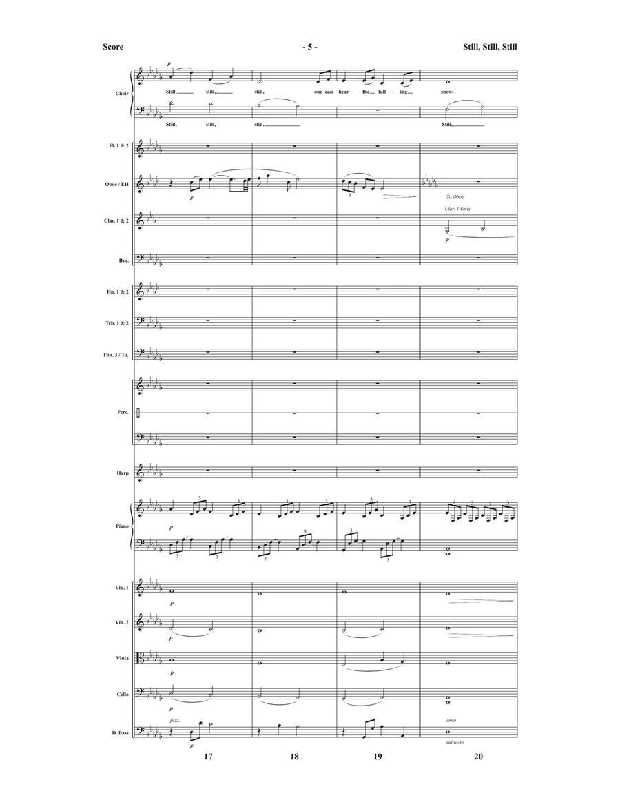Still, Still, Still - Downloadable Orchestration Score scores gallery preview page 6