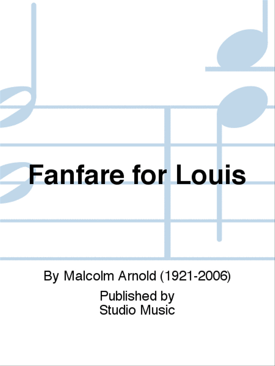 Fanfare for Louis Trumpet Duet scores gallery preview page 1