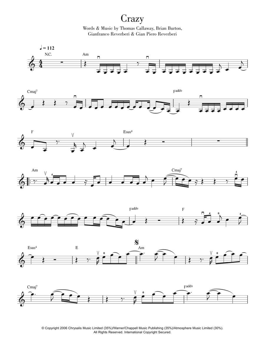 Crazy Violin Solo scores gallery preview page 1