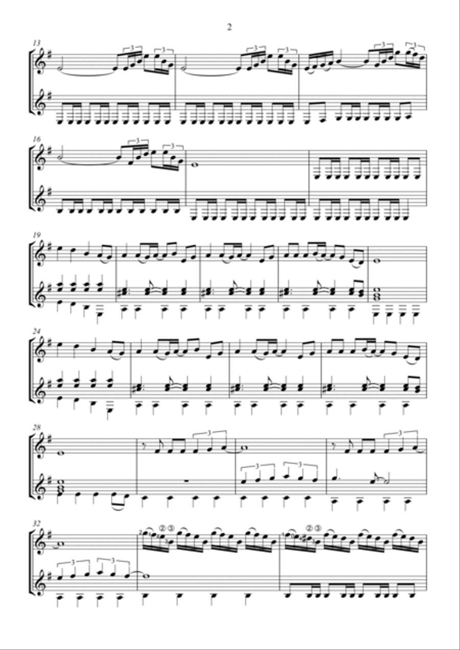 Gimme! Gimme! Gimme! (a Man After Midnight) Acoustic Guitar scores gallery preview page 2