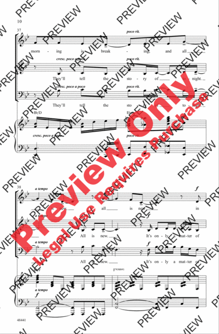 Found/Tonight 3-Part scores gallery preview page 10