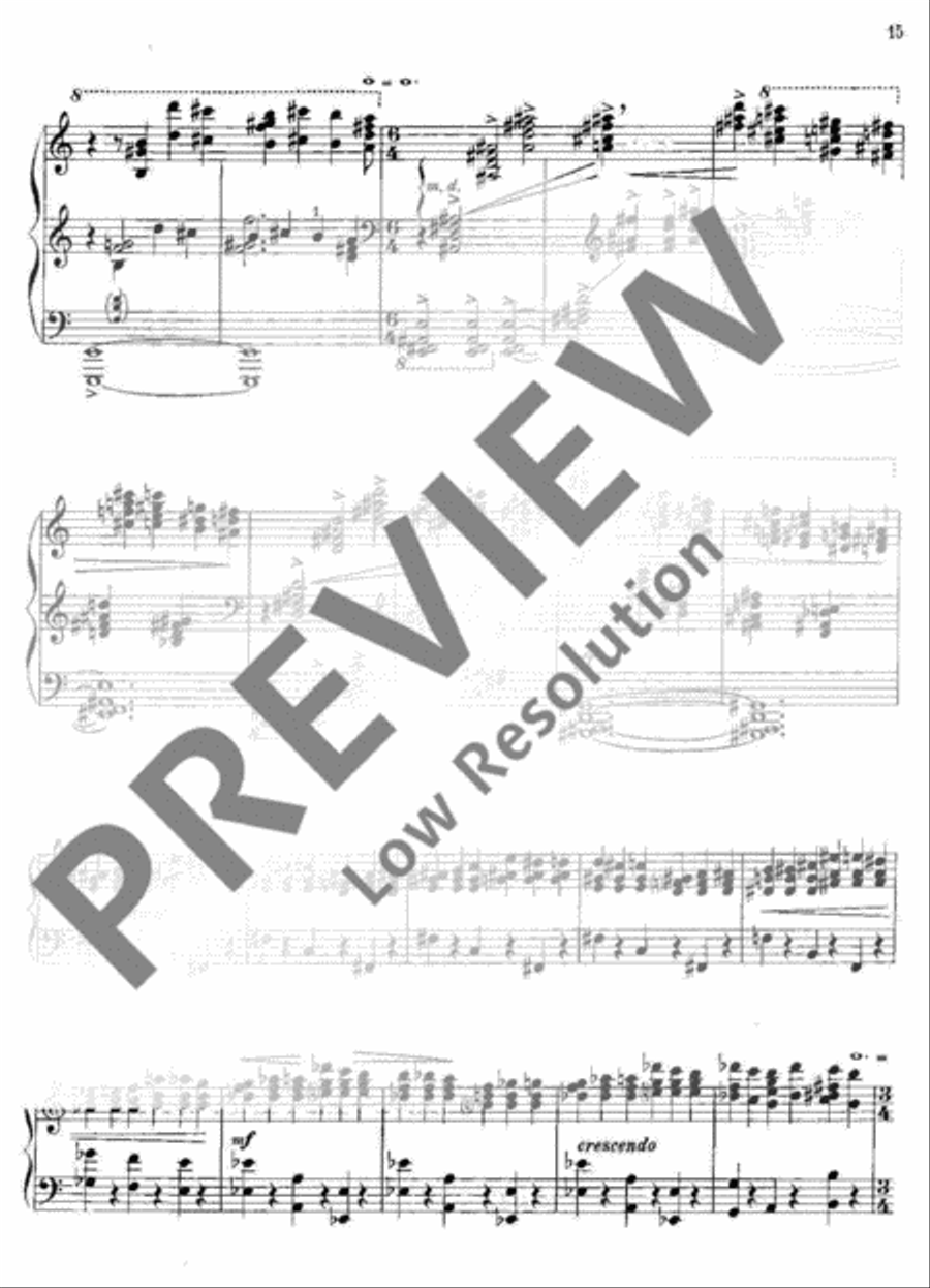 L'Oiseau de feu - The Firebird Piano Solo scores gallery preview page 16