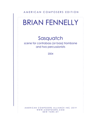 [Fennelly] Sasquatch