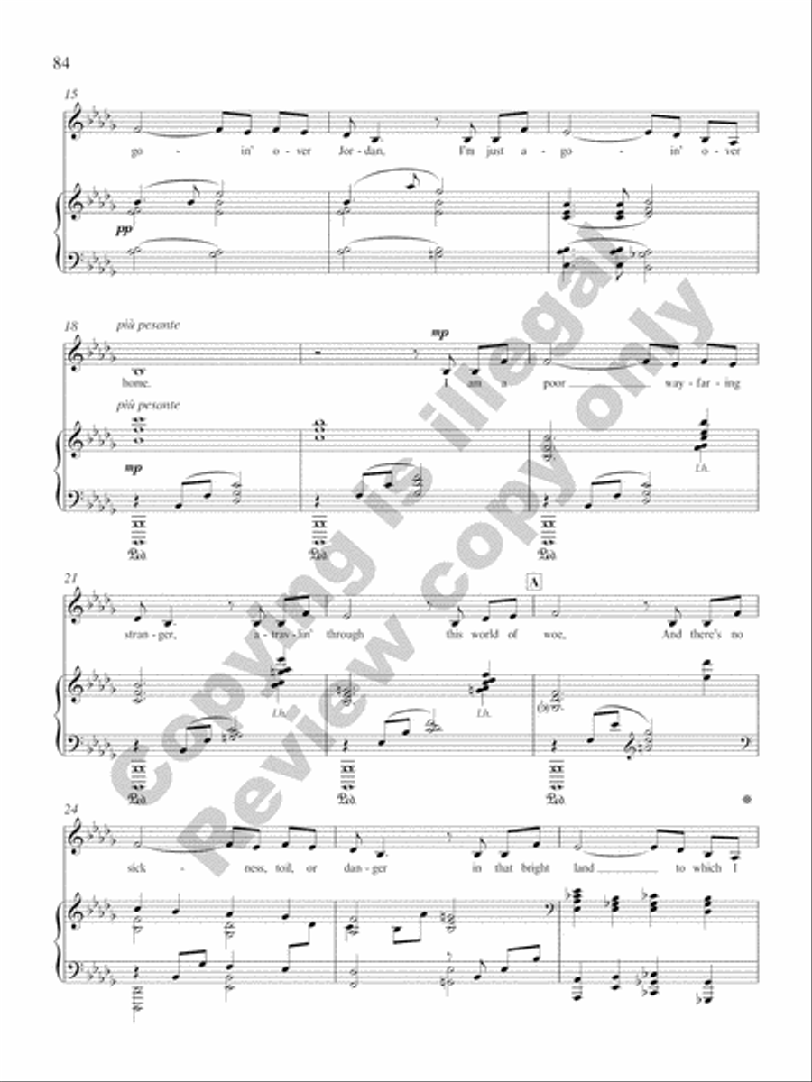 American Folk Set Low Voice scores gallery preview page 55