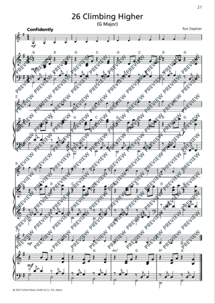 Violin Junior: Piano accompaniments 2 Violin Solo scores gallery preview page 21