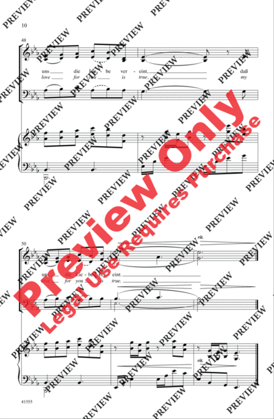 Du, Du Liegst Mir im Herzen 3-Part scores gallery preview page 10