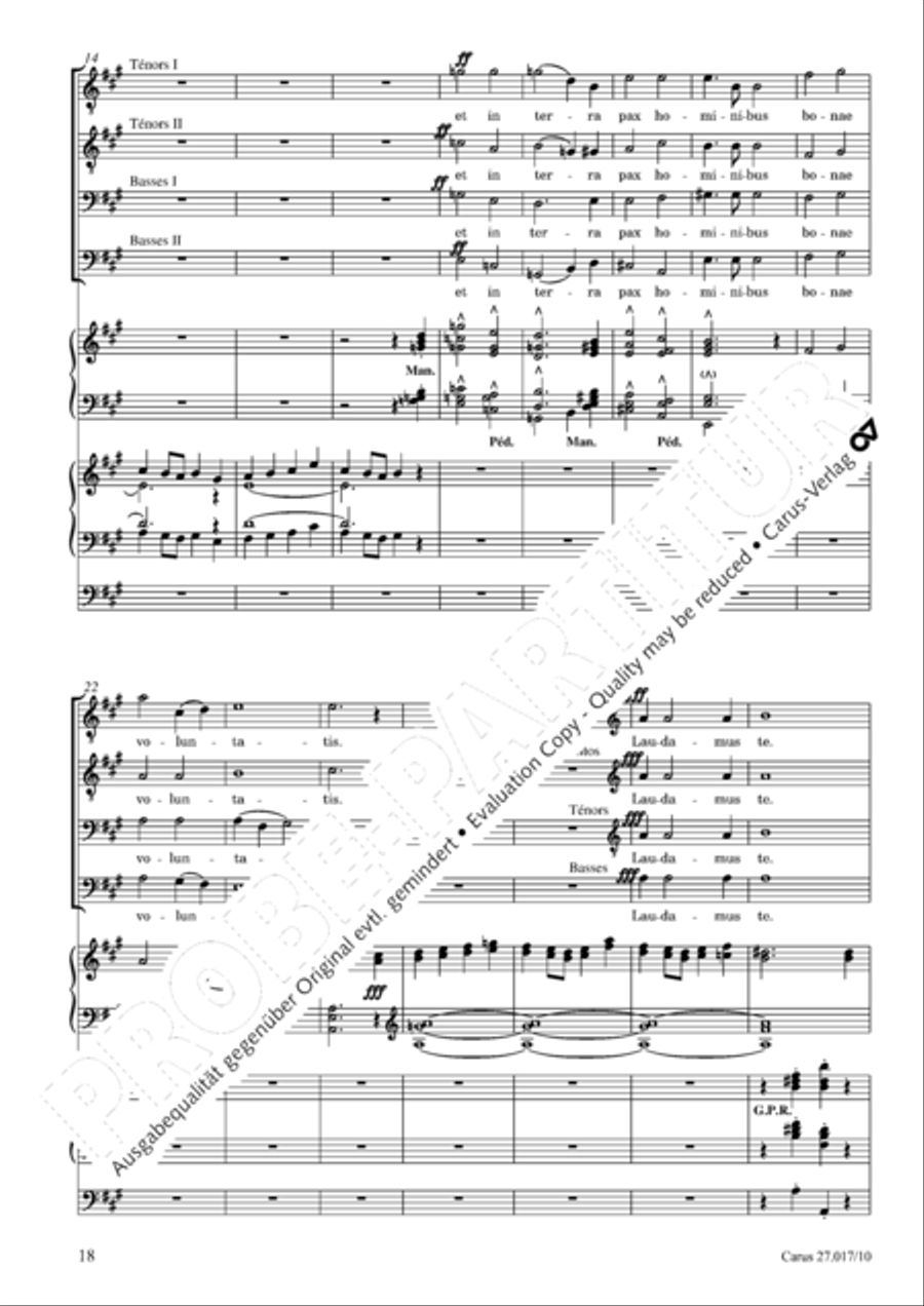 Messe solennelle en ut diese mineur 4-Part scores gallery preview page 19