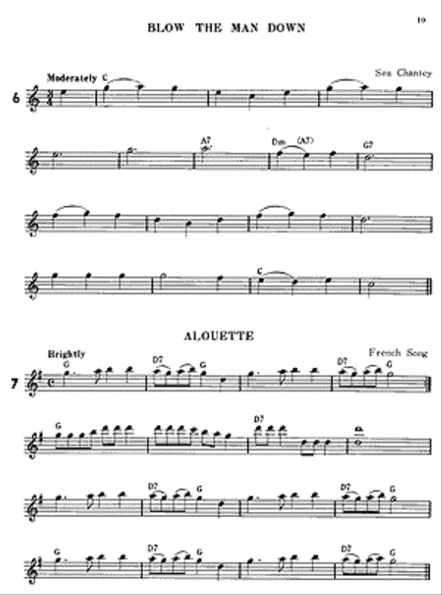 Fun with the Alto Recorder Alto Recorder scores gallery preview page 2