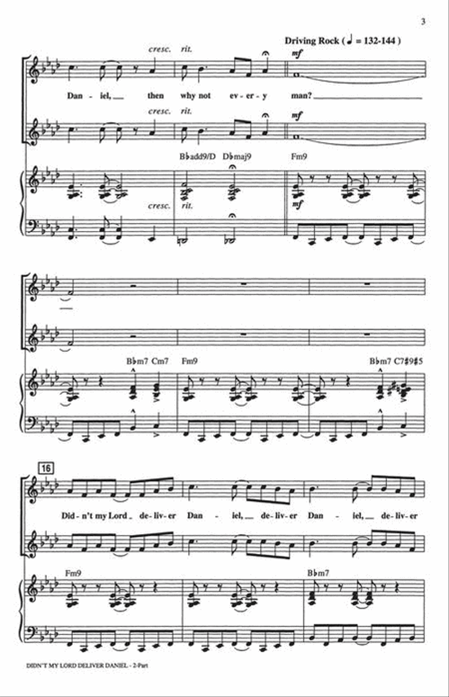 Didn't My Lord Deliver Daniel 2-Part scores gallery preview page 4