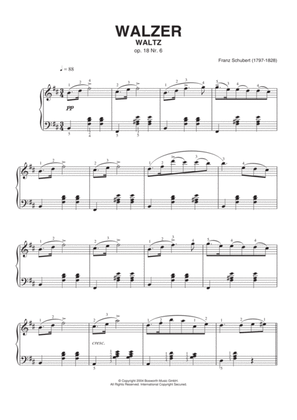 Waltz Op. 18, No. 6