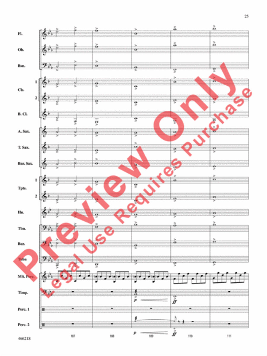 Pictures at an Exhibition Concert Band scores gallery preview page 26