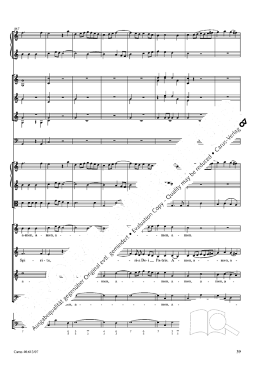 Mass in C (Missa in C) Mass in C (Missa in C) 4-Part scores gallery preview page 46