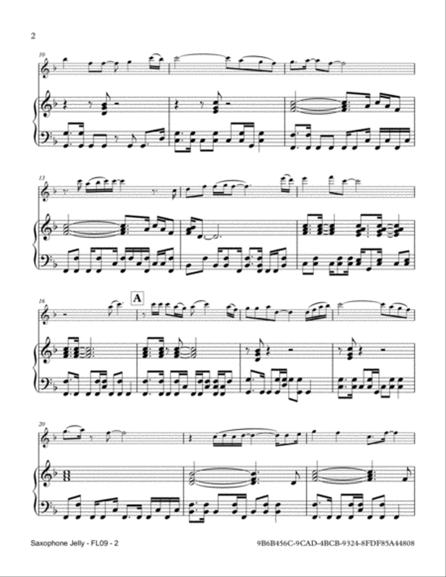 Saxophone Jelly Saxophone scores gallery preview page 2