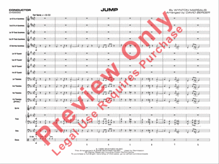 Jump Jazz Ensemble scores gallery preview page 4