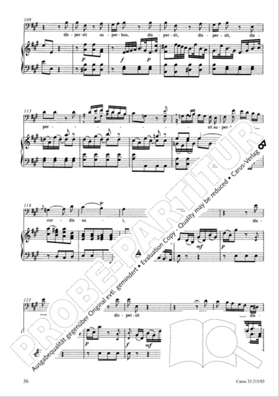 Magnificat Magnificat 4-Part scores gallery preview page 37
