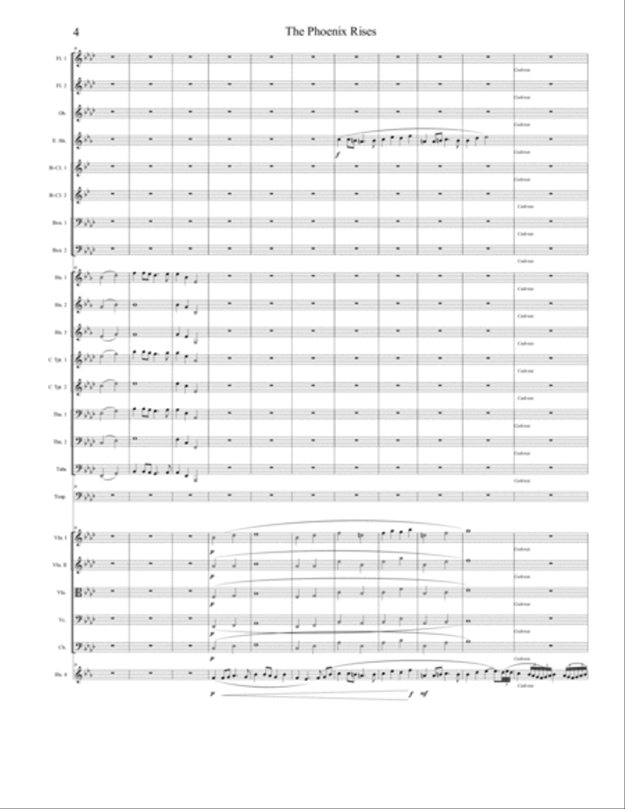 The Phoenix Rises The Phoenix Rises Full Orchestra scores gallery preview page 5
