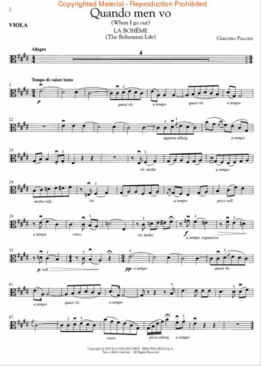 Play Puccini Piano Accompaniment scores gallery preview page 3