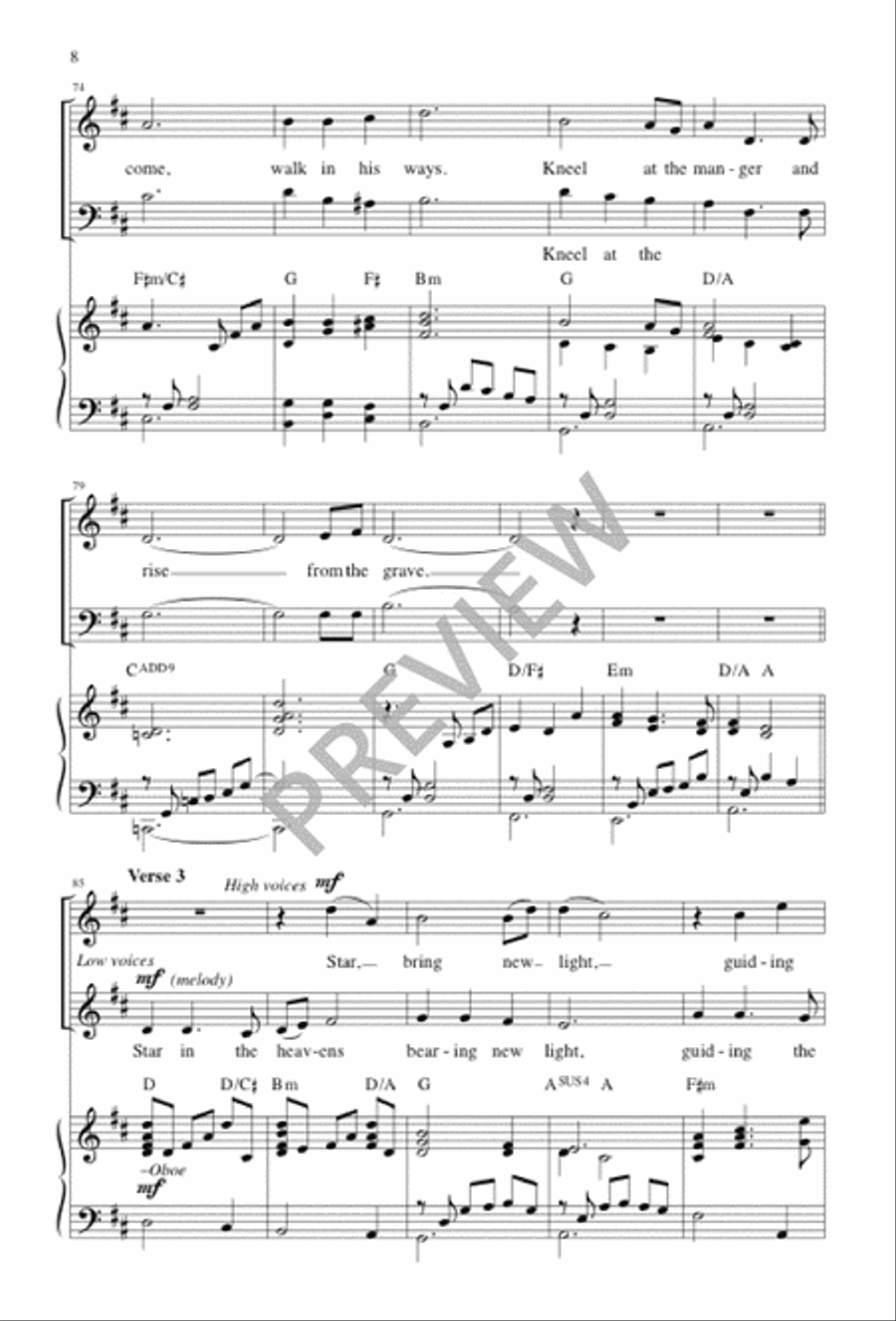 Wood of the Cradle 3-Part scores gallery preview page 7