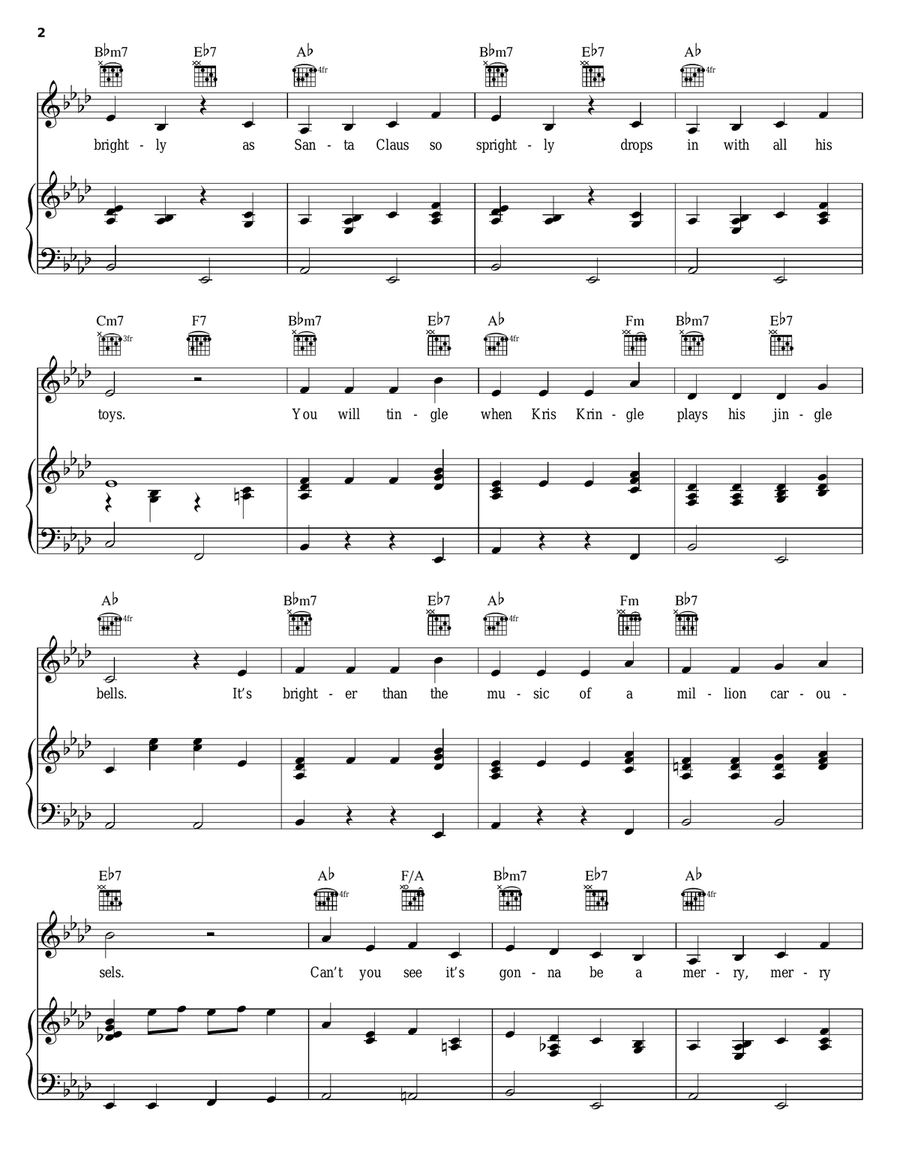 A Howdy Doody Christmas A Howdy Doody Christmas Piano, Vocal, Guitar scores gallery preview page 2