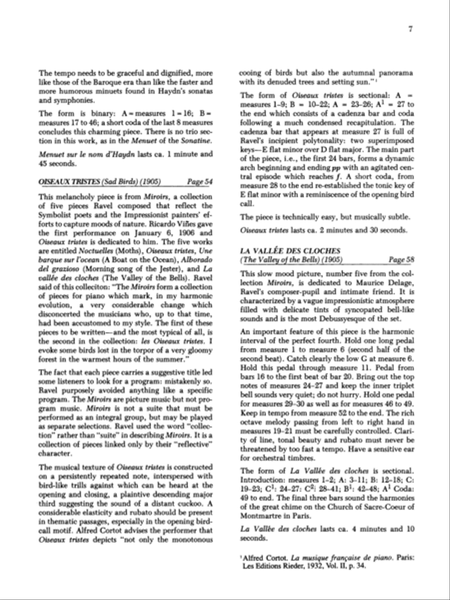 At the Piano with Ravel At the Piano with Ravel Piano Solo scores gallery preview page 6